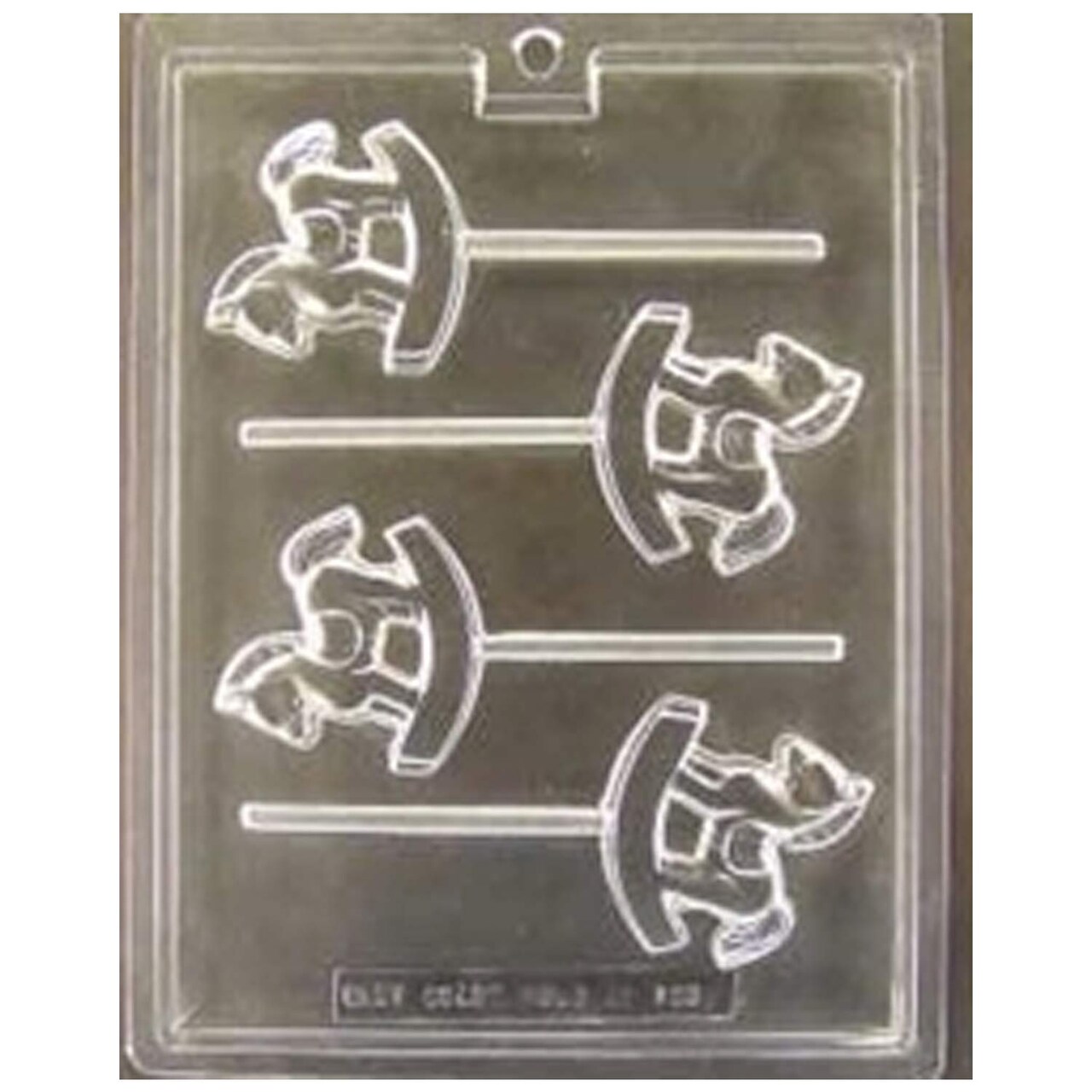 Rocking Horse Pop Chocolate Mold Perfect for Baby Showers and Celebrations
